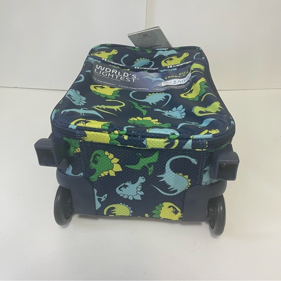 New Kids Small Carry On Luggage Bag- Perfect 4 Sleep Overs Dinosaur Theme - New! - Picture 16 of 16